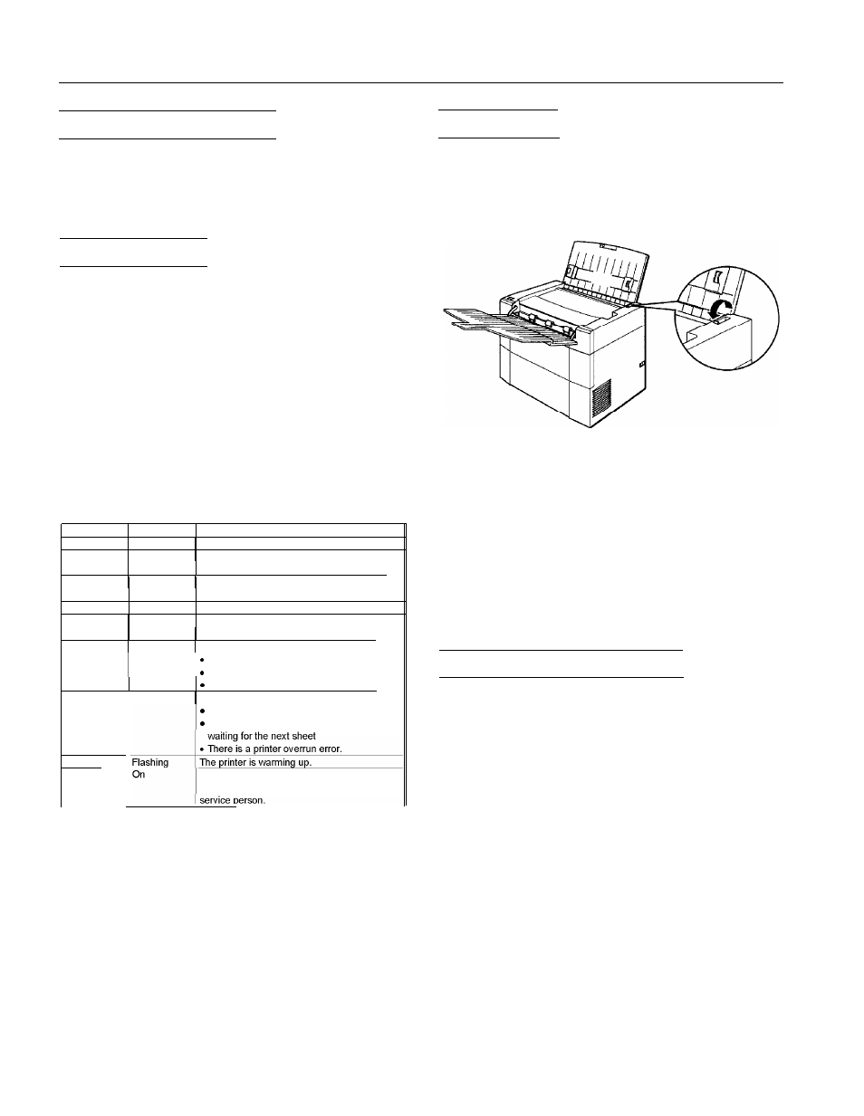 Status and error messages, Front panel lights, Loading paper | Replacing the toner cartridge, Epson actionlaser 1100 | Epson 1100 User Manual | Page 4 / 7