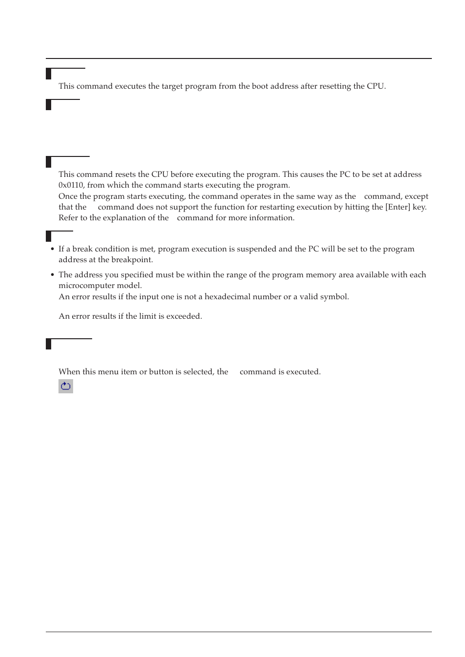 Gr (go after reset cpu) | Epson S5U1C63000A User Manual | Page 193 / 346