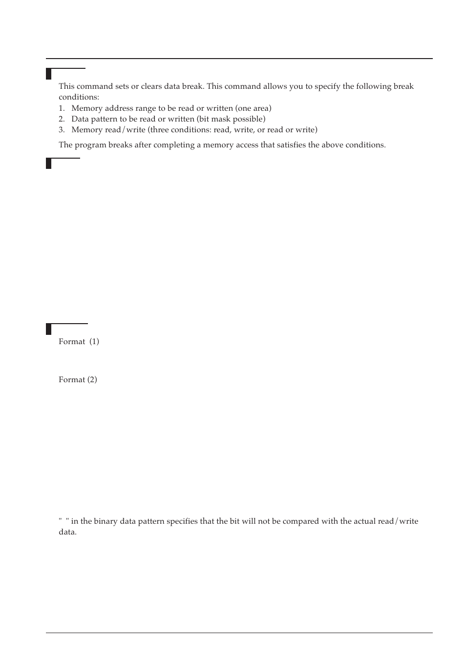 Bd (data break), Bsc (sequential break clear) | Epson S5U1C63000A User Manual | Page 201 / 346