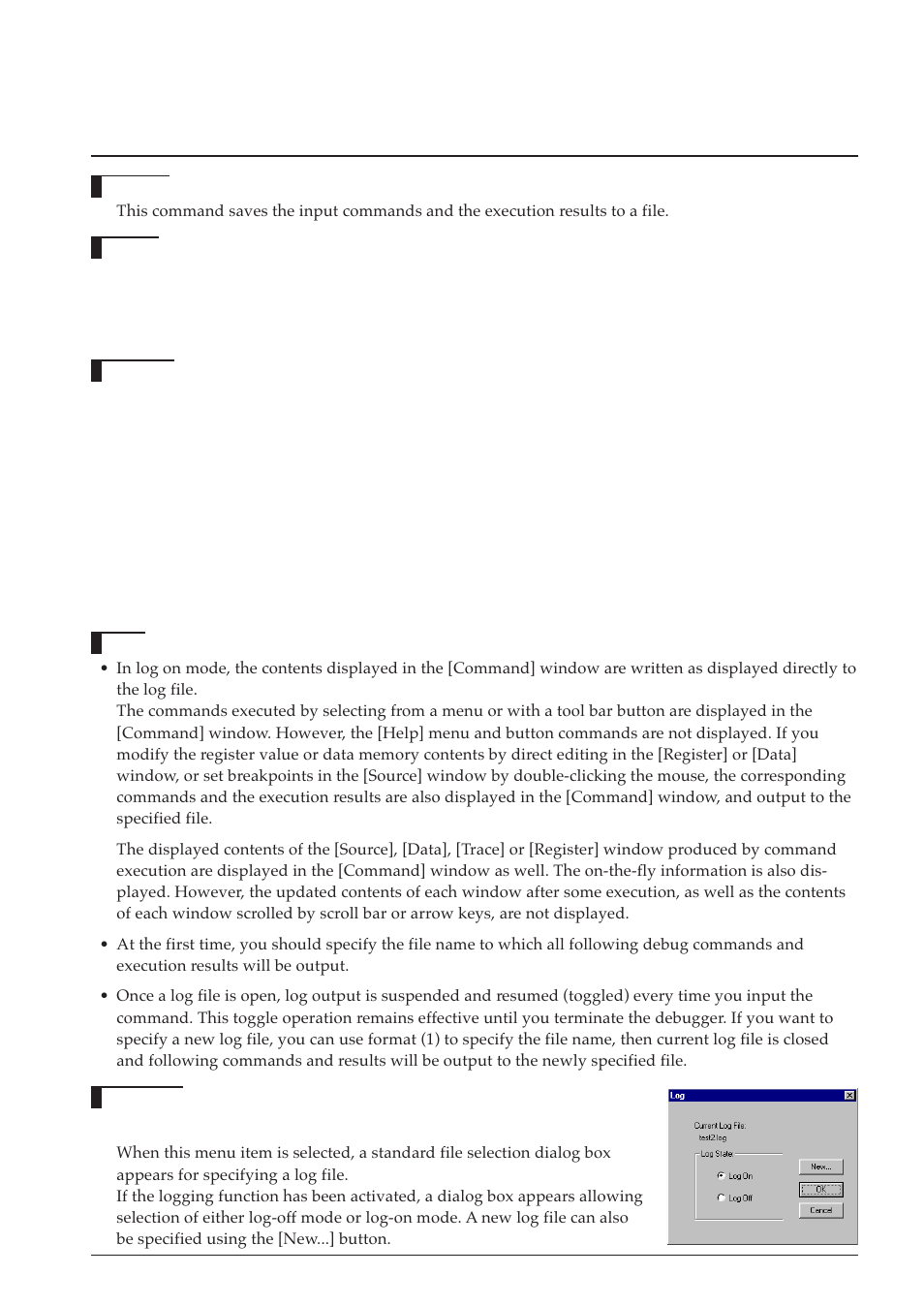 17 log, Log (log), Md (mode) | 20 fpga operation | Epson S5U1C63000A User Manual | Page 241 / 346