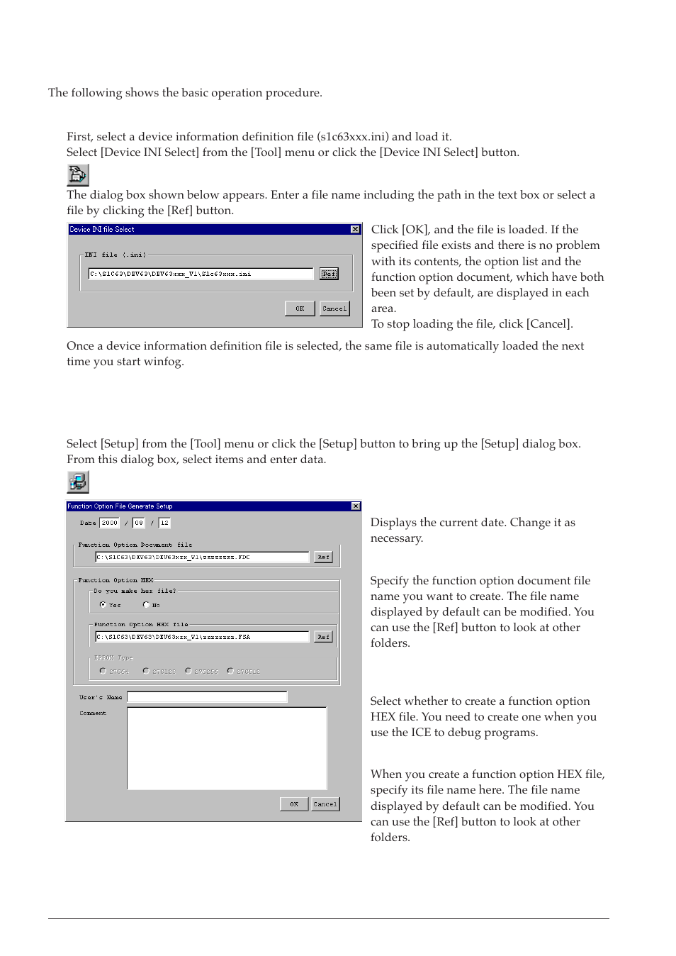 4 operation procedure | Epson S5U1C63000A User Manual | Page 258 / 346