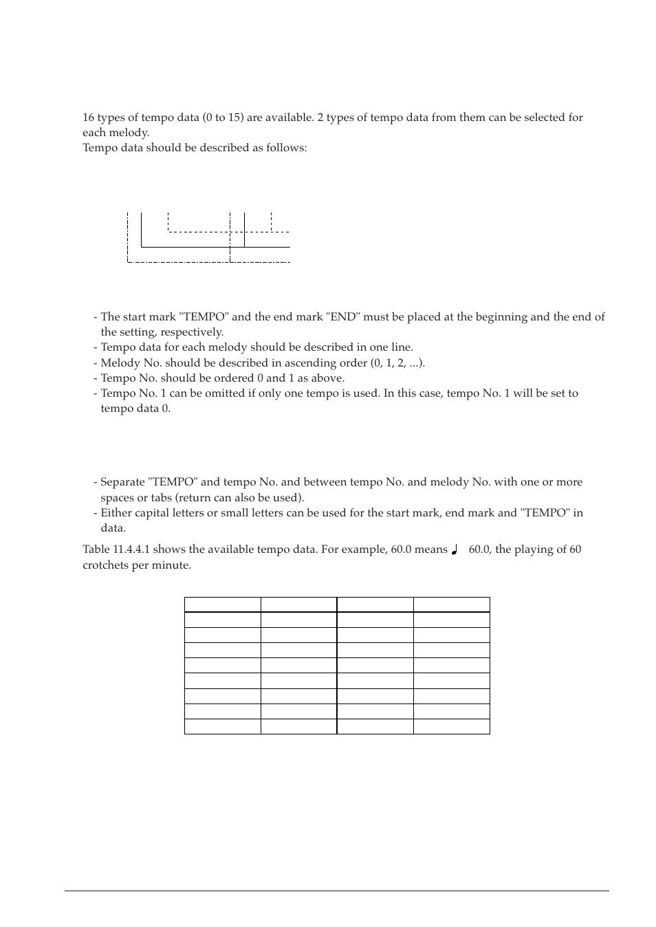4 description of melody data | Epson S5U1C63000A User Manual | Page 285 / 346