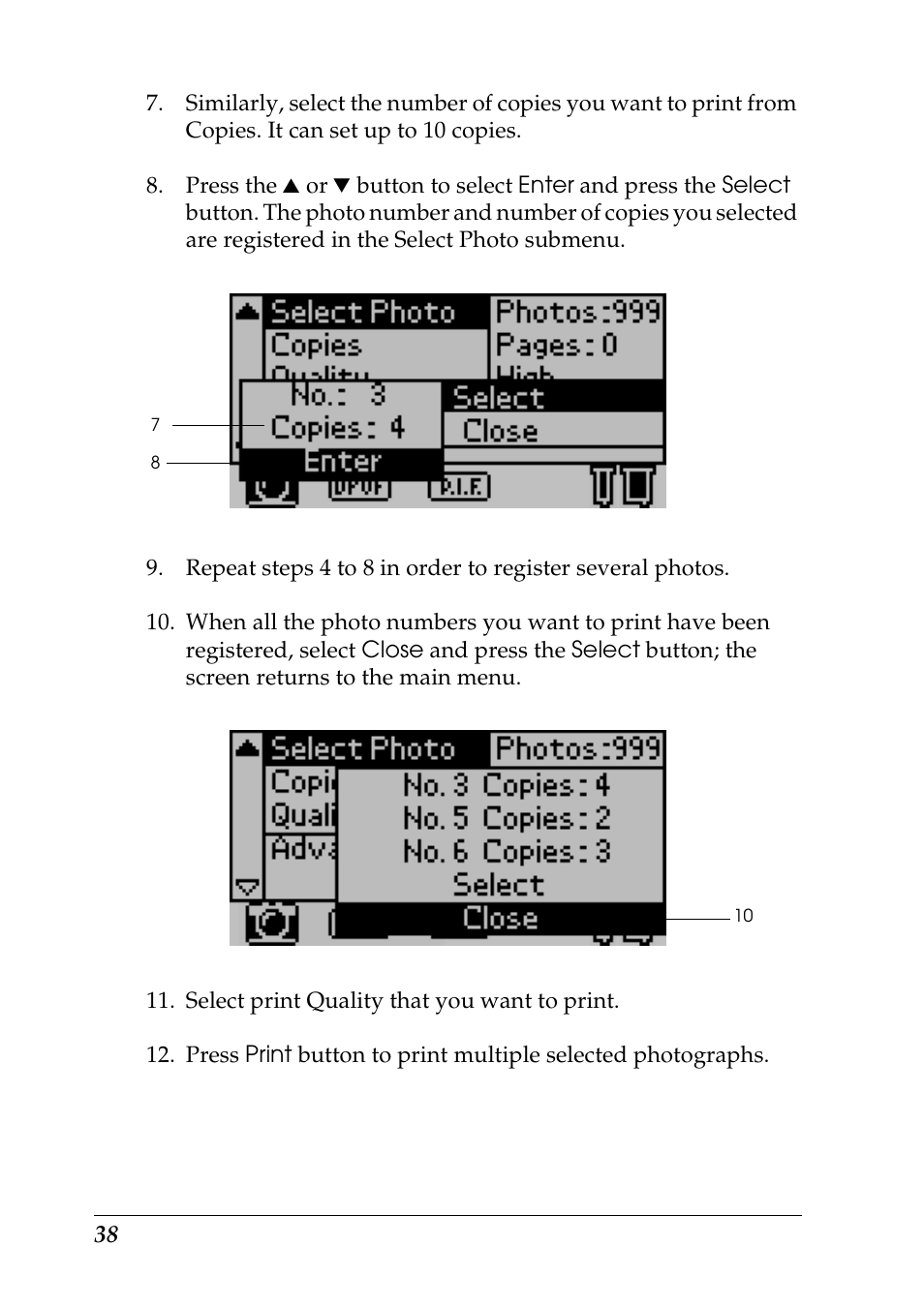 Epson Photo 925 User Manual | Page 40 / 152
