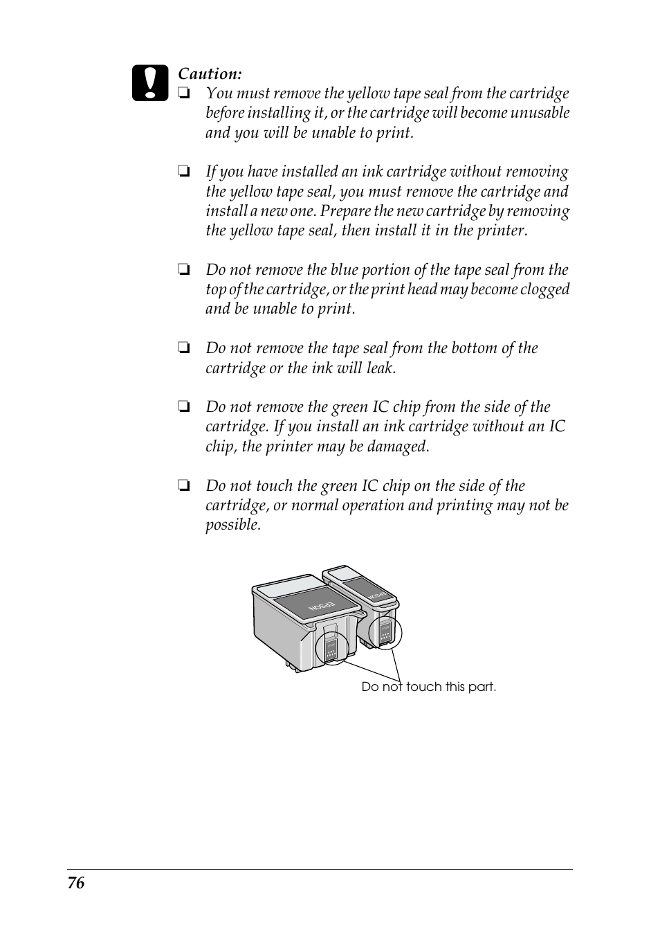Epson Photo 925 User Manual | Page 78 / 152