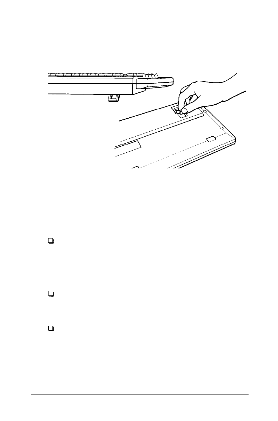 Turning on the computer | Epson 386SX User Manual | Page 35 / 284