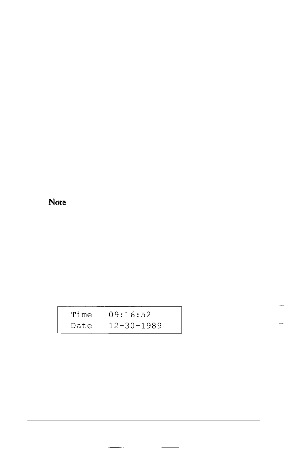 Setting the real-time clock | Epson 386SX User Manual | Page 52 / 284