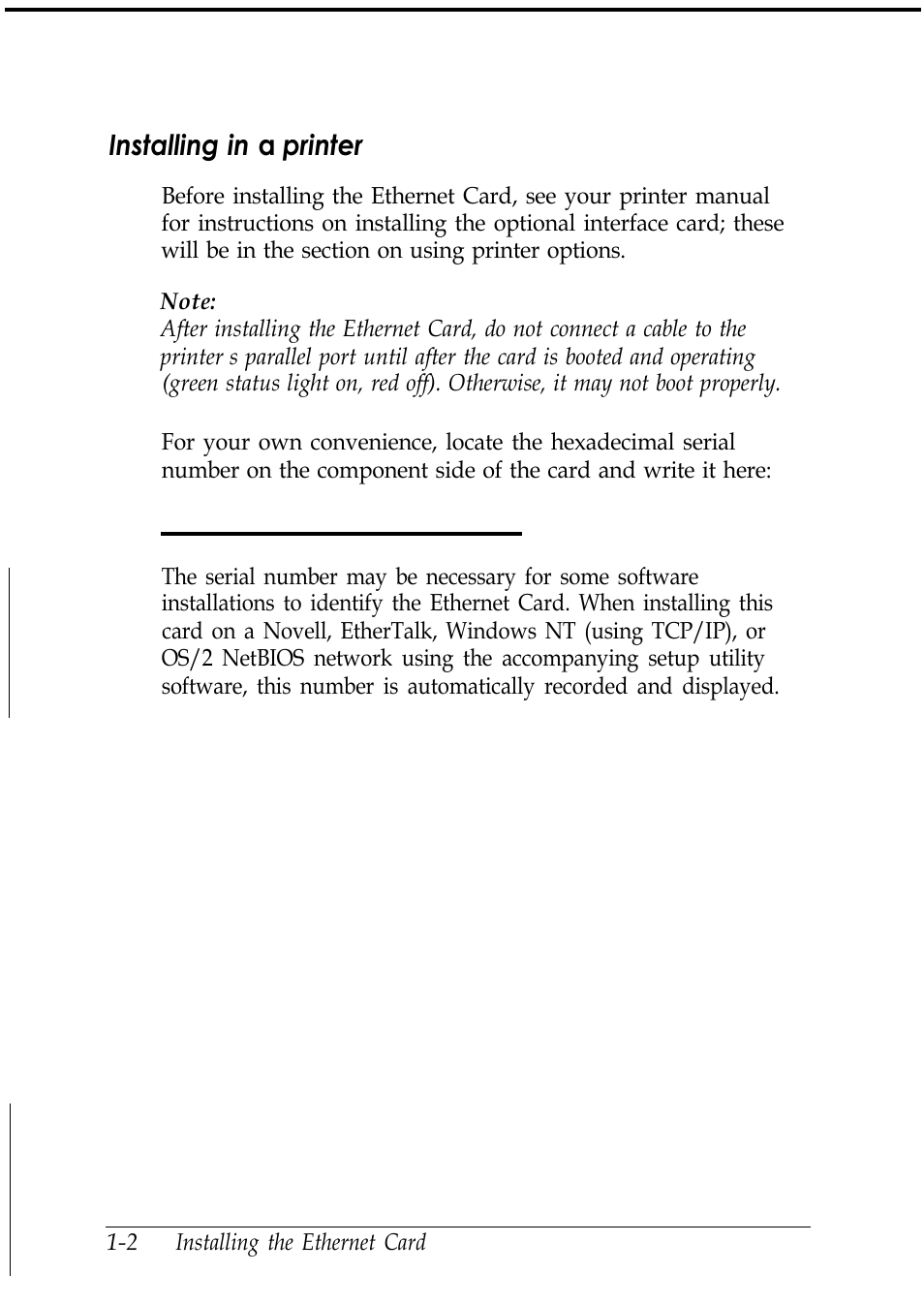 Installing in a printer | Epson C82346 User Manual | Page 17 / 81