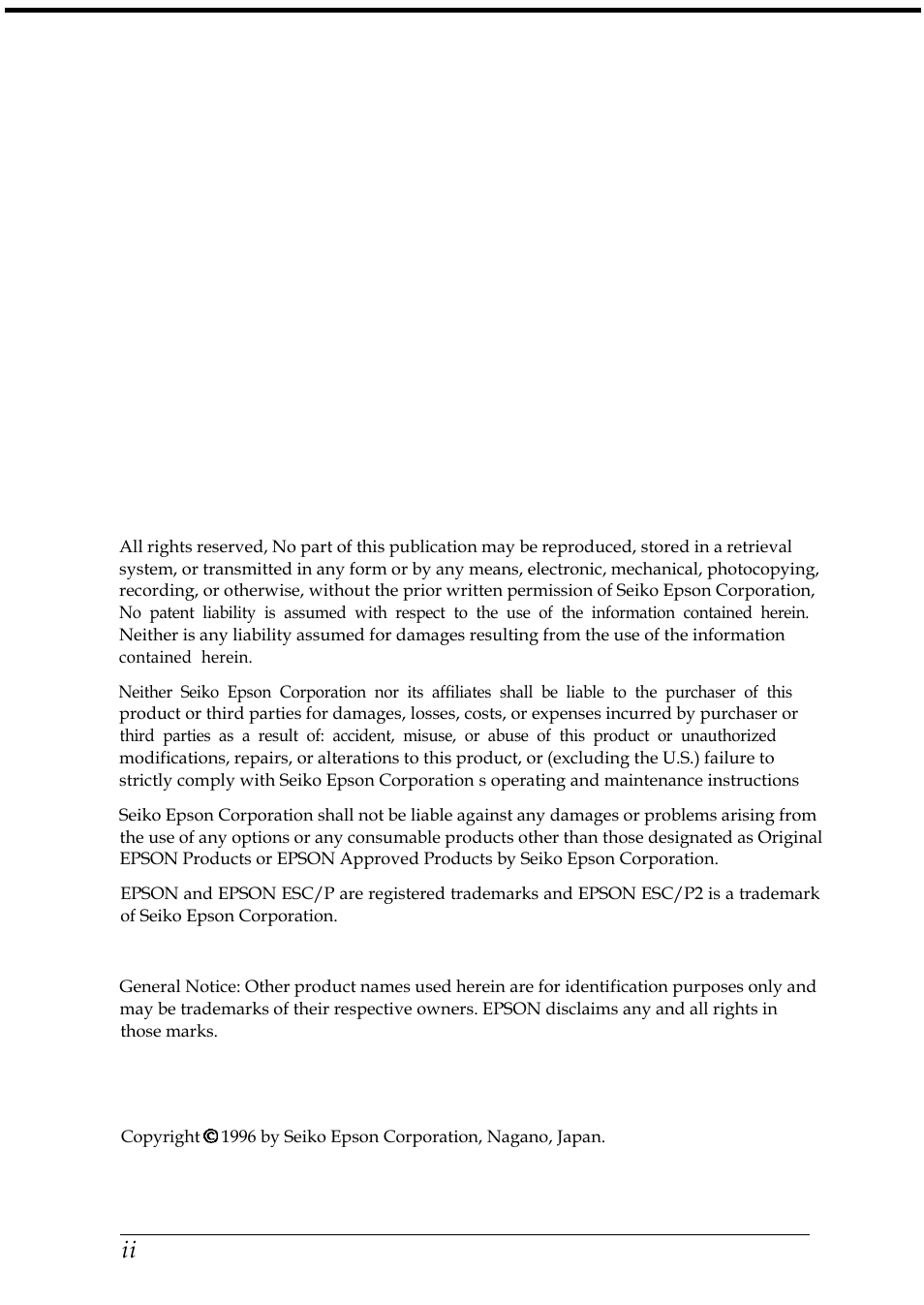Epson C82346 User Manual | Page 2 / 81