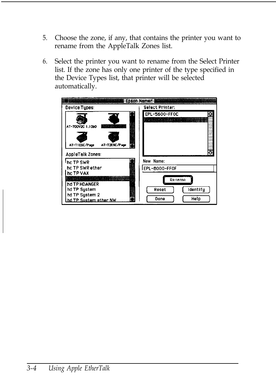 4 using apple ethertalk | Epson C82346 User Manual | Page 41 / 81