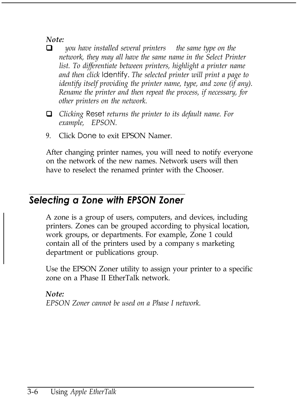 Selecting a zone with epson zoner | Epson C82346 User Manual | Page 43 / 81