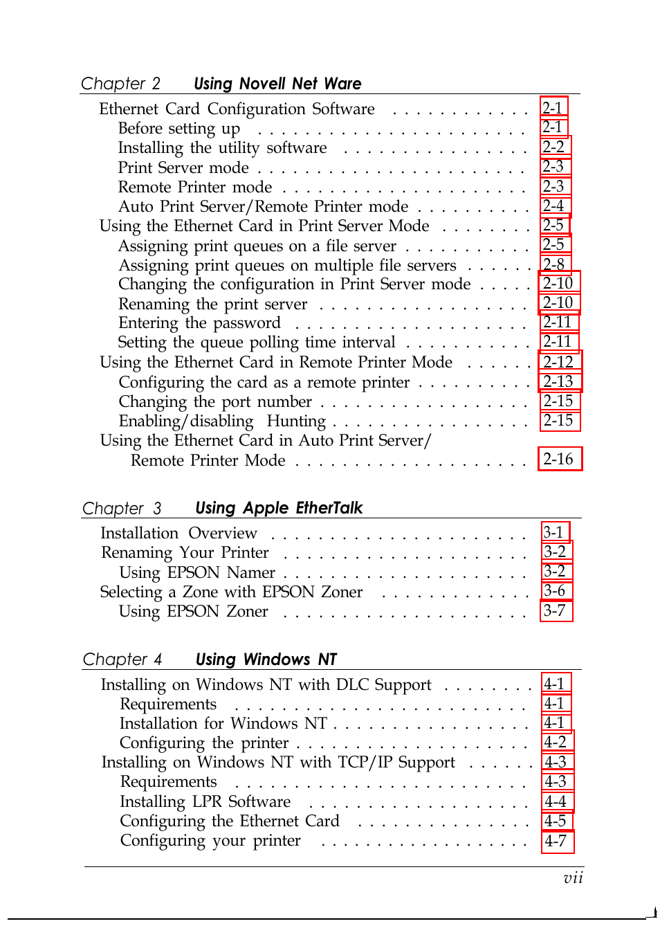 Epson C82346 User Manual | Page 8 / 81