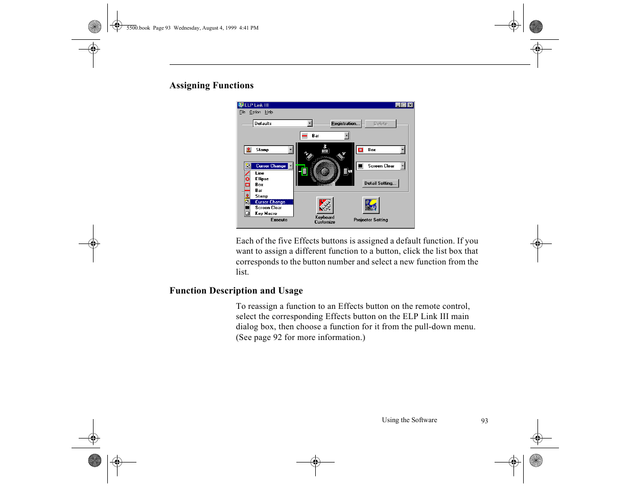 Epson 5500C User Manual | Page 103 / 156