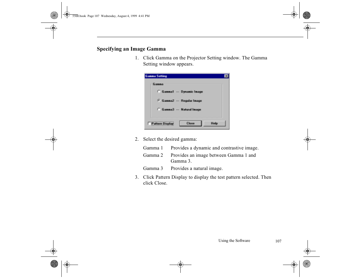 Epson 5500C User Manual | Page 117 / 156