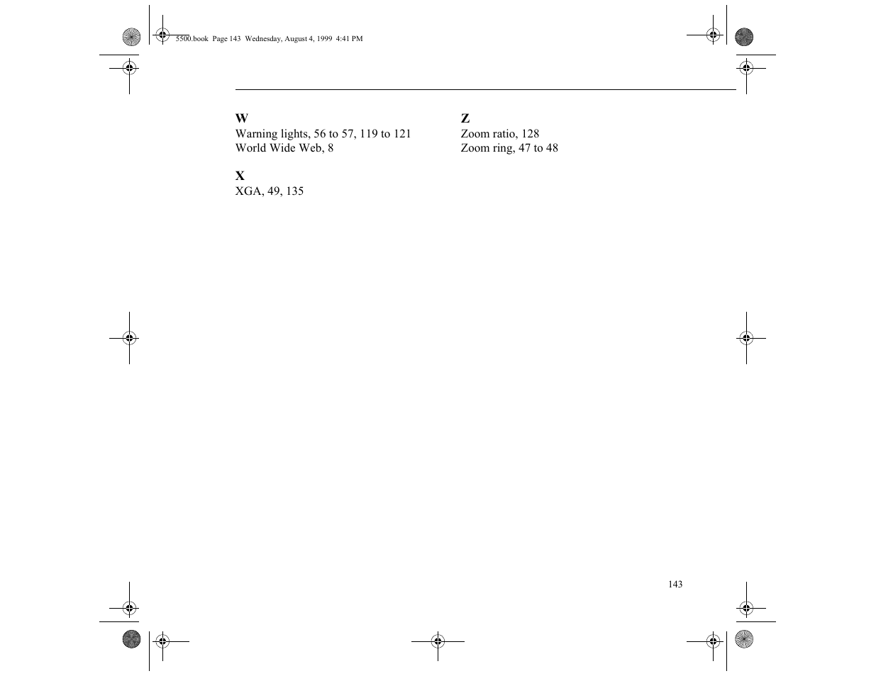 Epson 5500C User Manual | Page 155 / 156