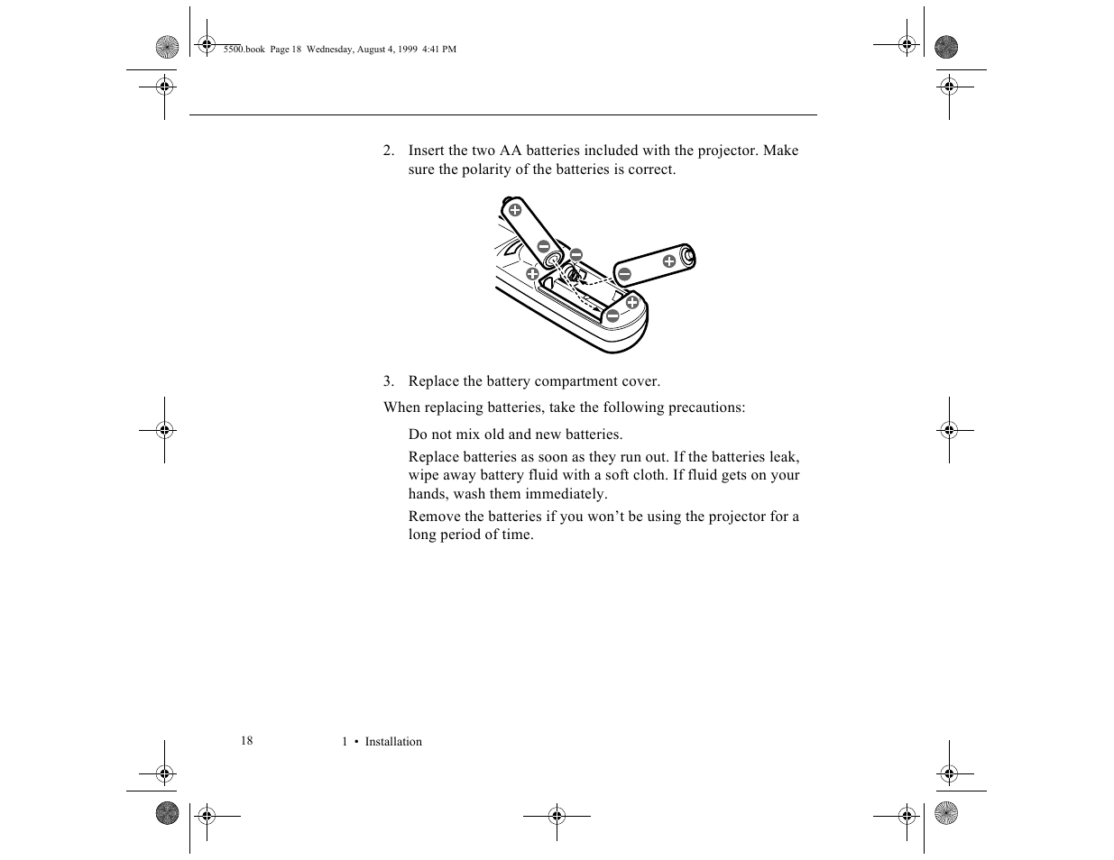 Epson 5500C User Manual | Page 27 / 156