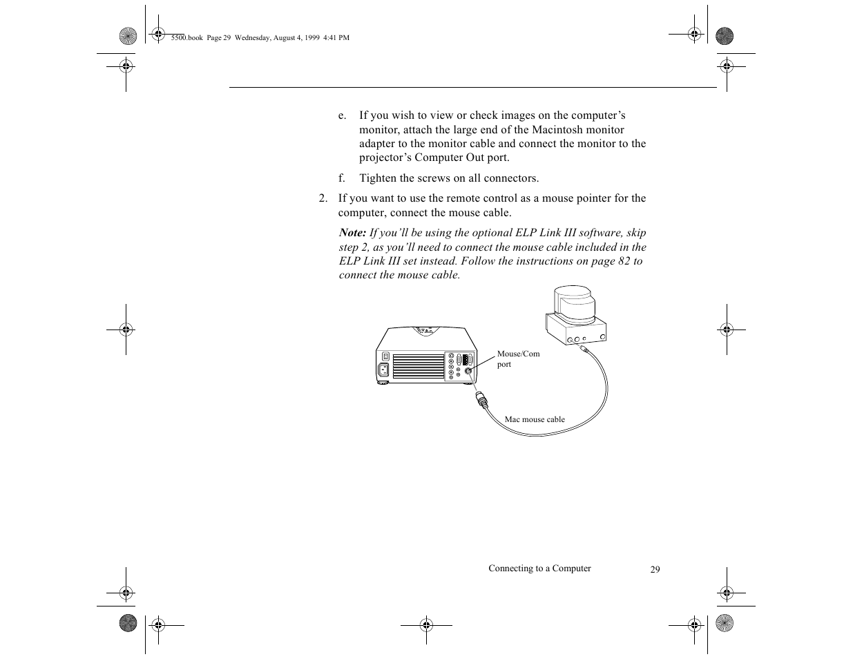 Epson 5500C User Manual | Page 38 / 156