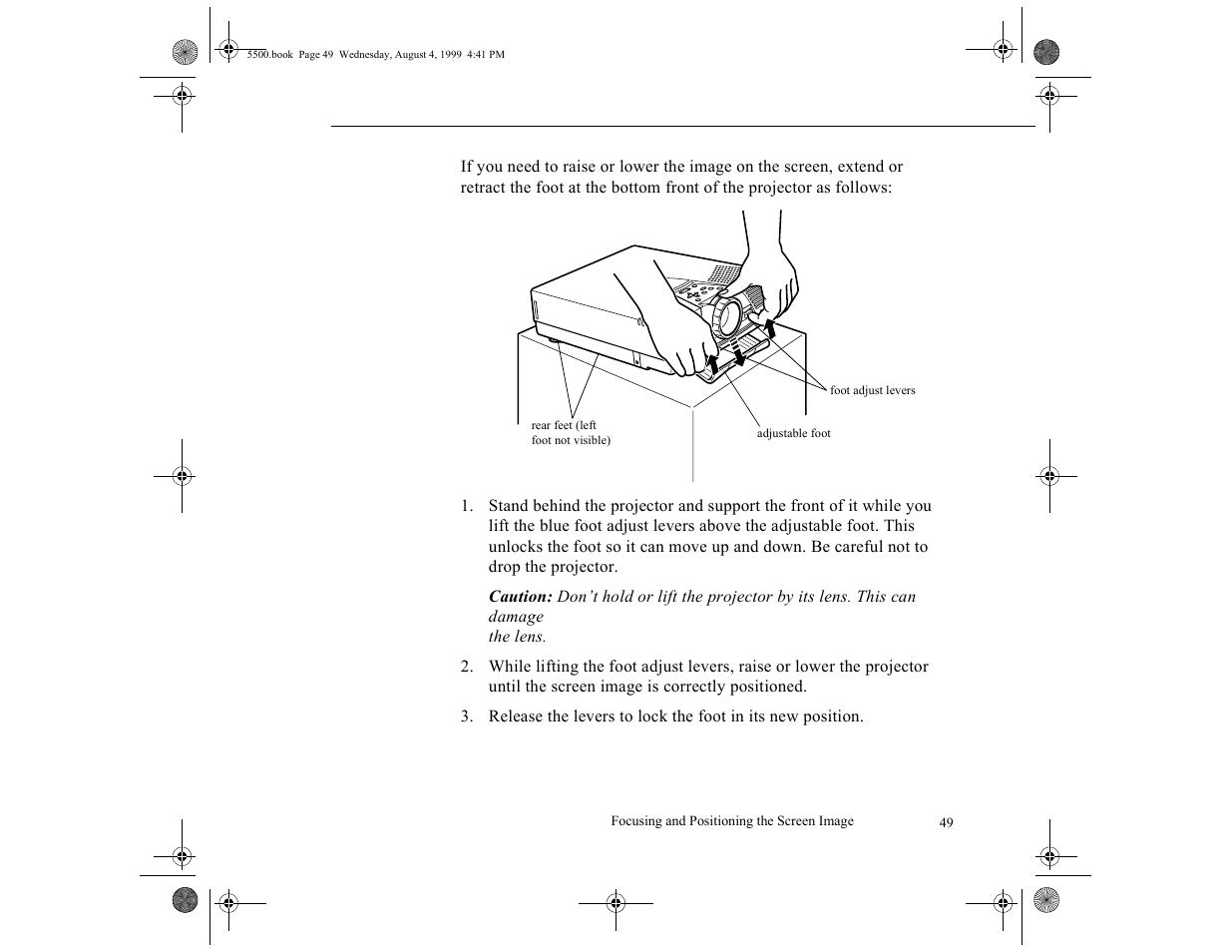 Epson 5500C User Manual | Page 58 / 156