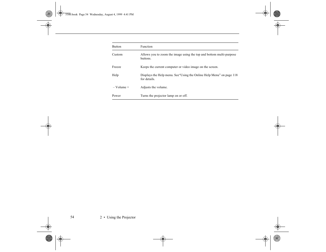 Epson 5500C User Manual | Page 63 / 156