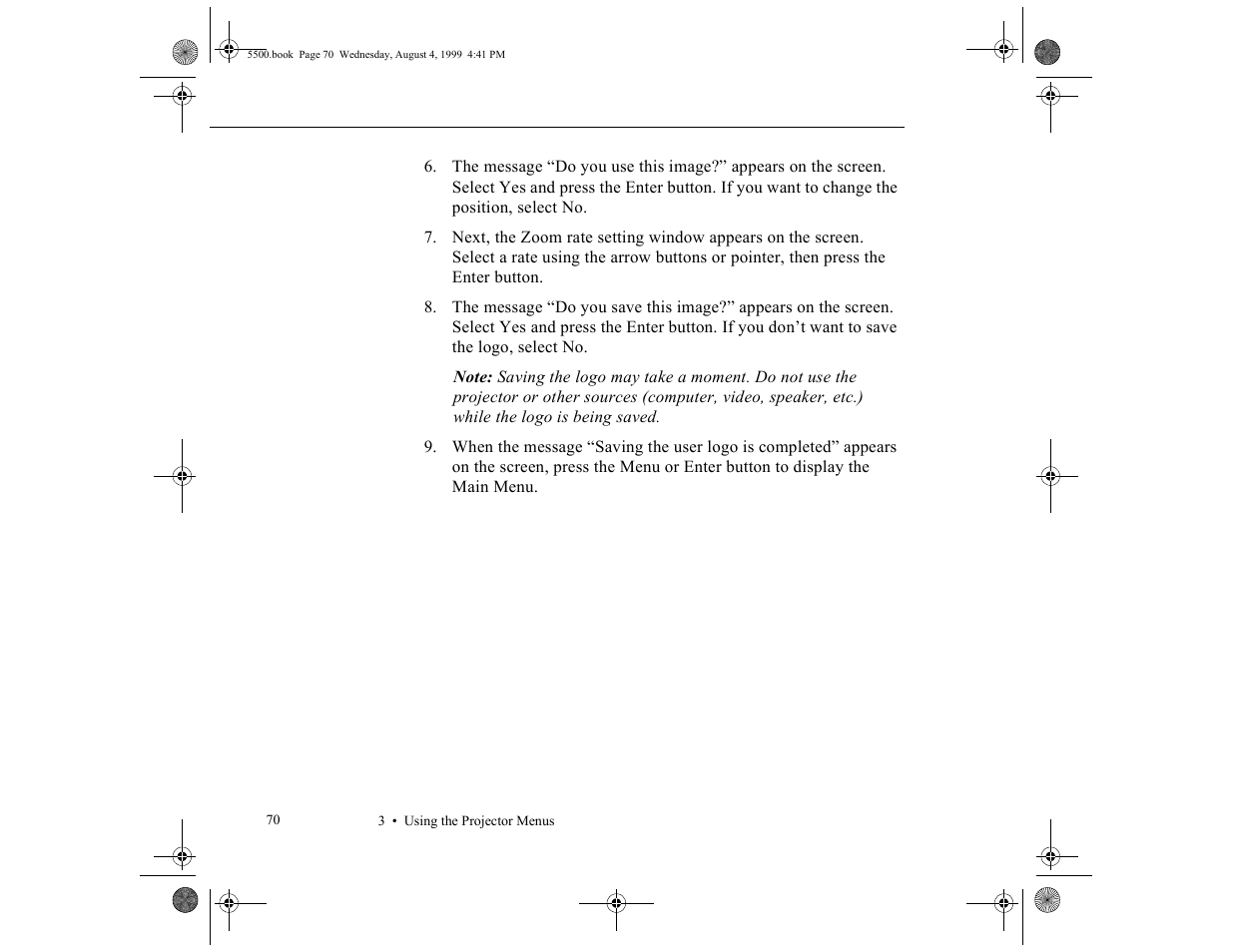 Epson 5500C User Manual | Page 80 / 156