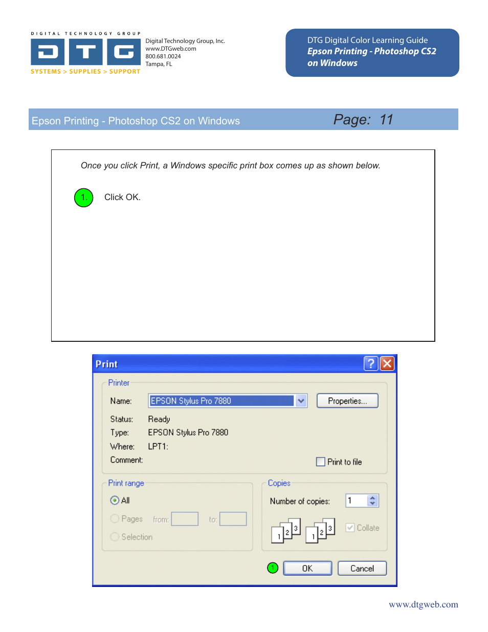 Page: 11 | Epson Printing - Photoshop CS2 User Manual | Page 11 / 12