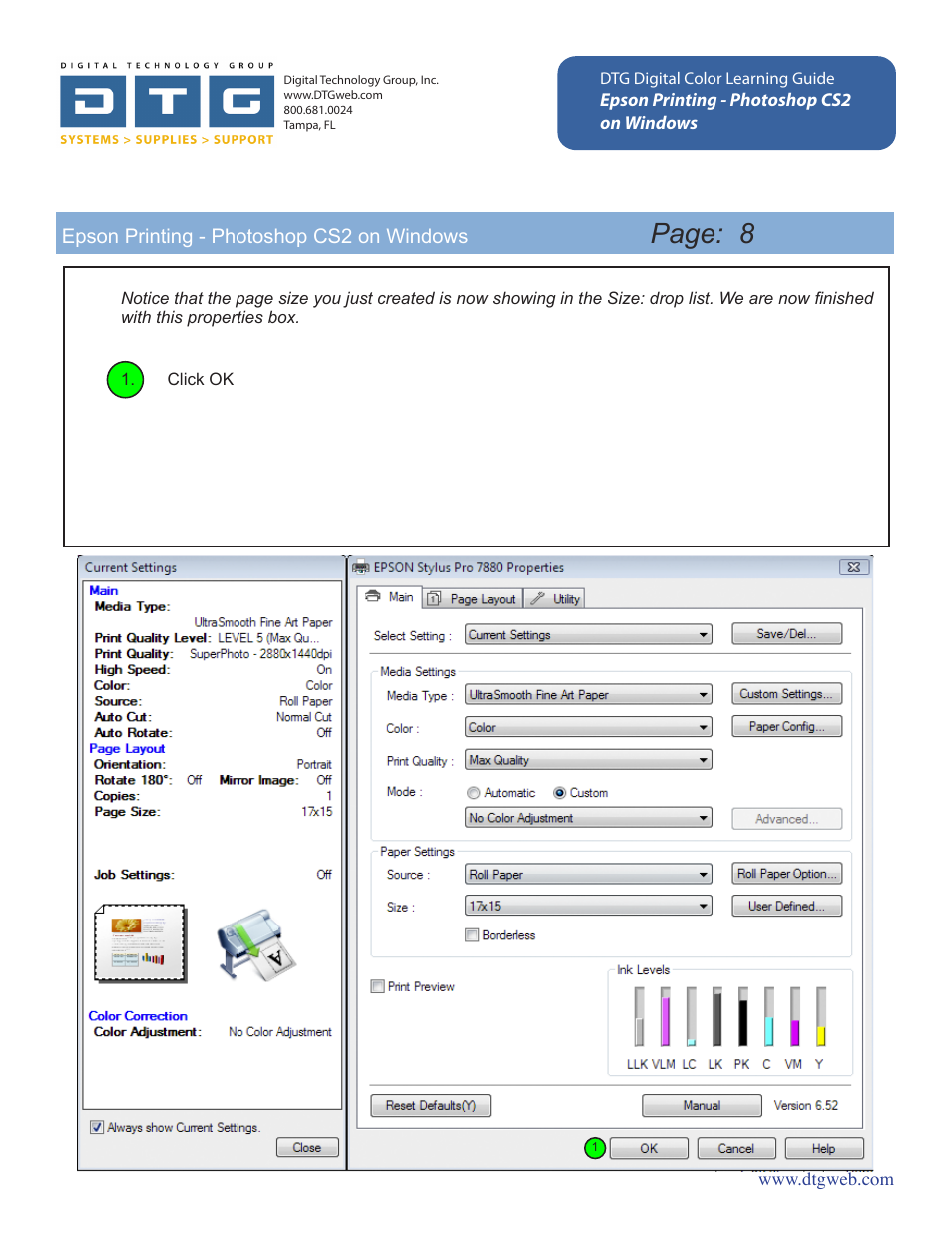 Page: 8 | Epson Printing - Photoshop CS2 User Manual | Page 8 / 12