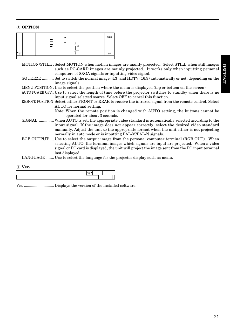 Epson LVP-X200A User Manual | Page 21 / 45