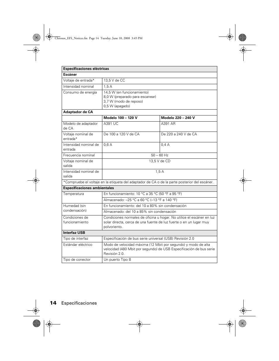 Epson V300 User Manual | Page 14 / 20
