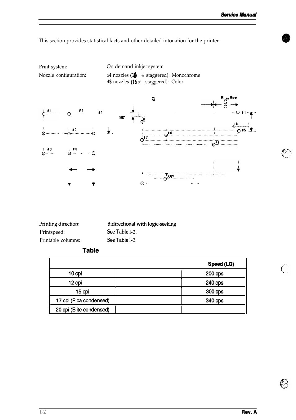 2 specifications, Color | Epson 4003353 User Manual | Page 10 / 133