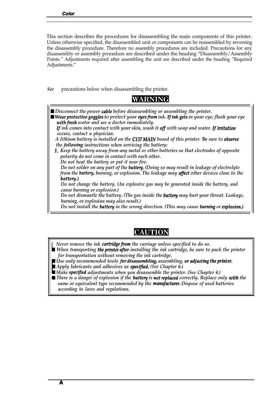 Overview | Epson 4003353 User Manual | Page 64 / 133