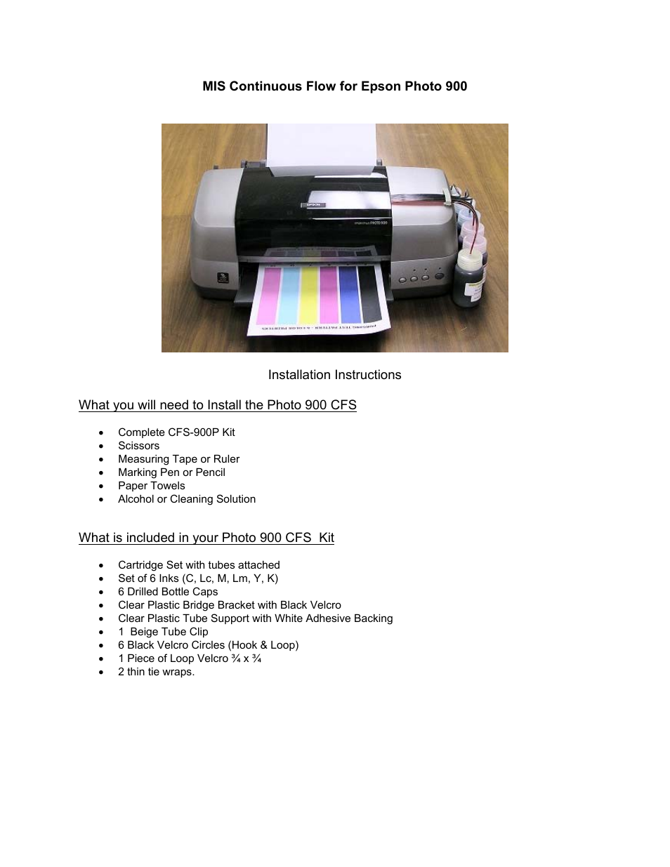 Epson CFS-900P User Manual | 7 pages