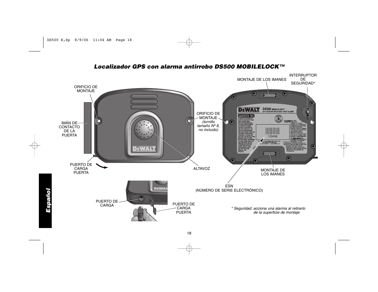 Español | Epson DS500 User Manual | Page 20 / 40