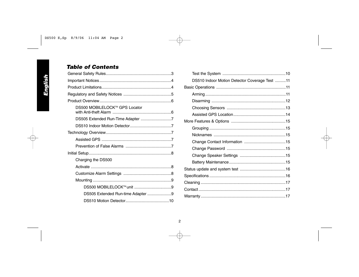 Epson DS500 User Manual | Page 4 / 40