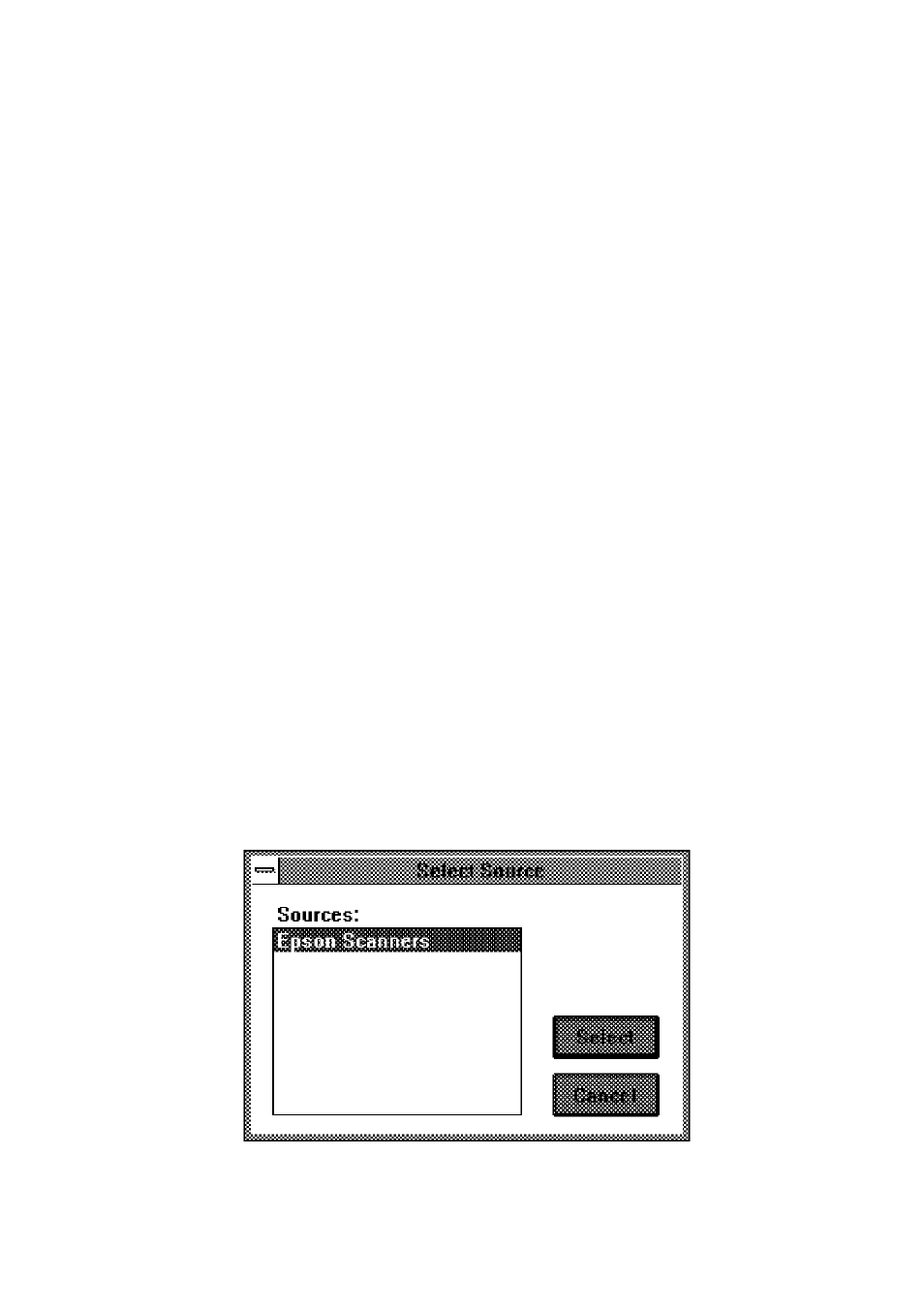 Selecting the acquire device | Epson ES-1000C User Manual | Page 15 / 28