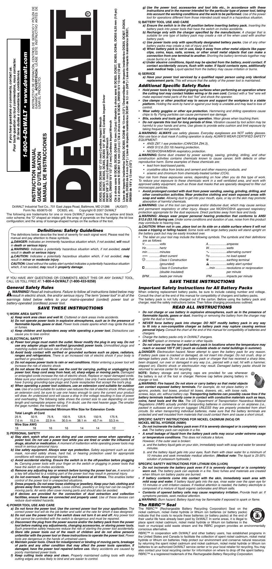 Epson DC830 User Manual | 7 pages