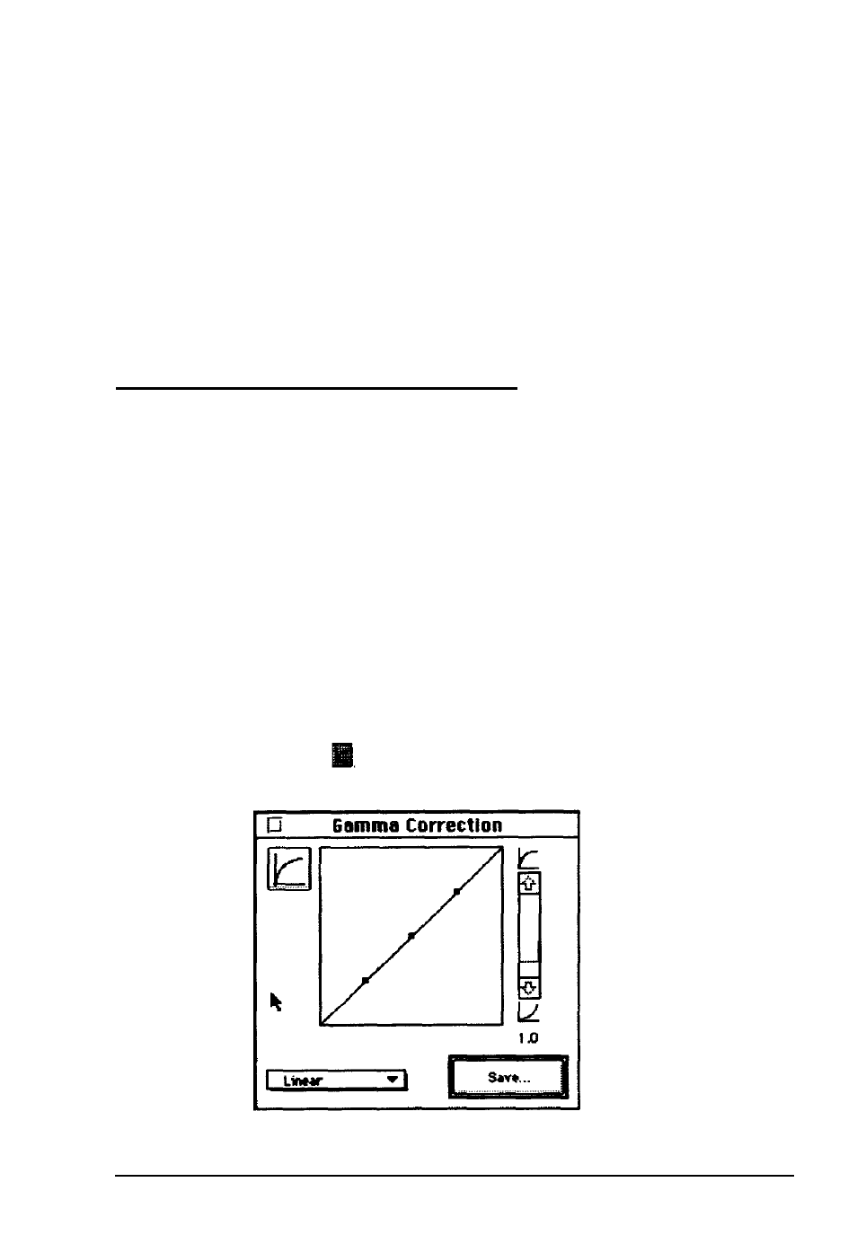 Adjusting gamma correction | Epson Macintosh User Manual | Page 42 / 80