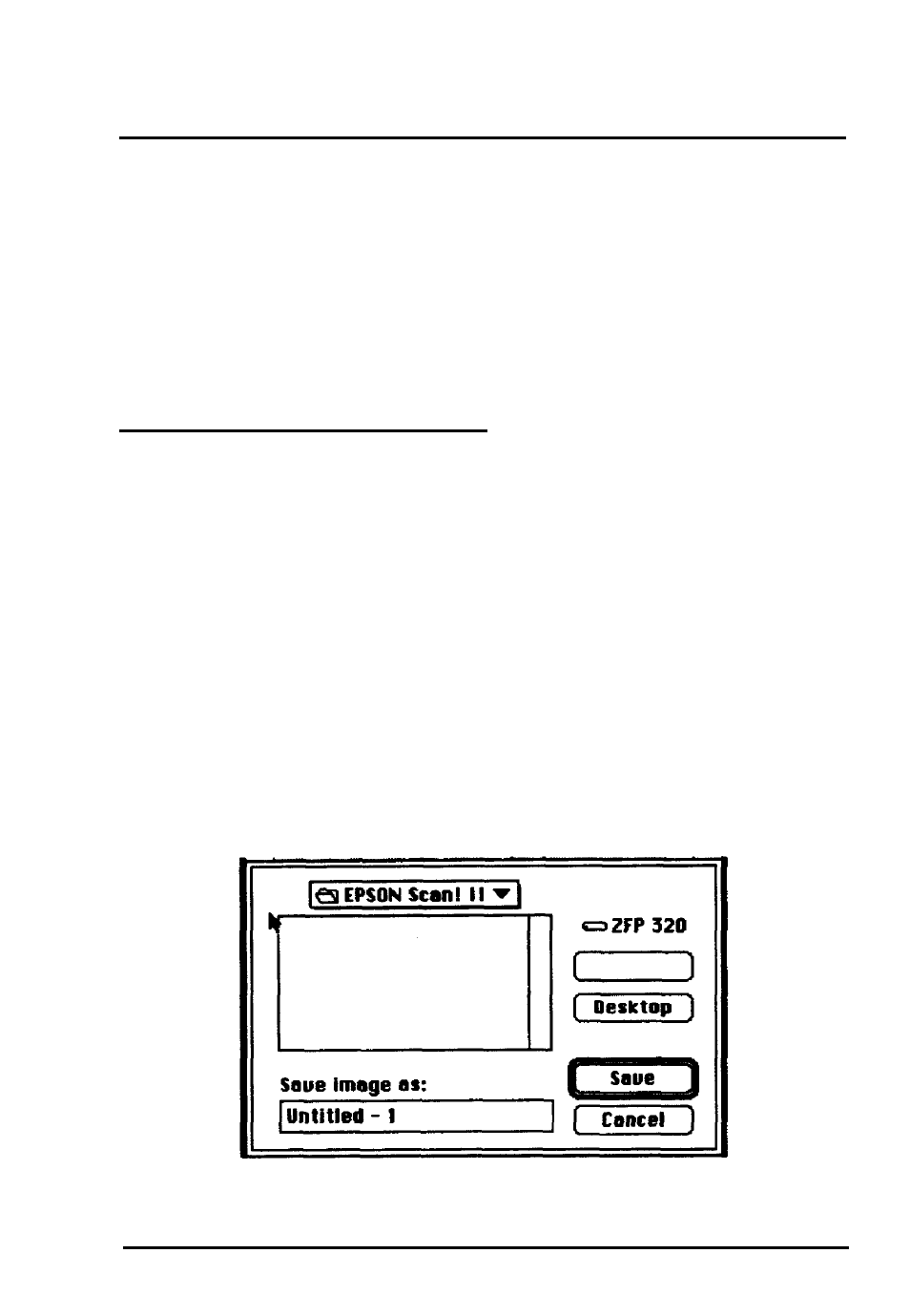 Chap 5-saving and exporting images, Saving a scanned image, Saving and exporting images | Chapter 5, Saving and exporting images 5-1 | Epson Macintosh User Manual | Page 48 / 80