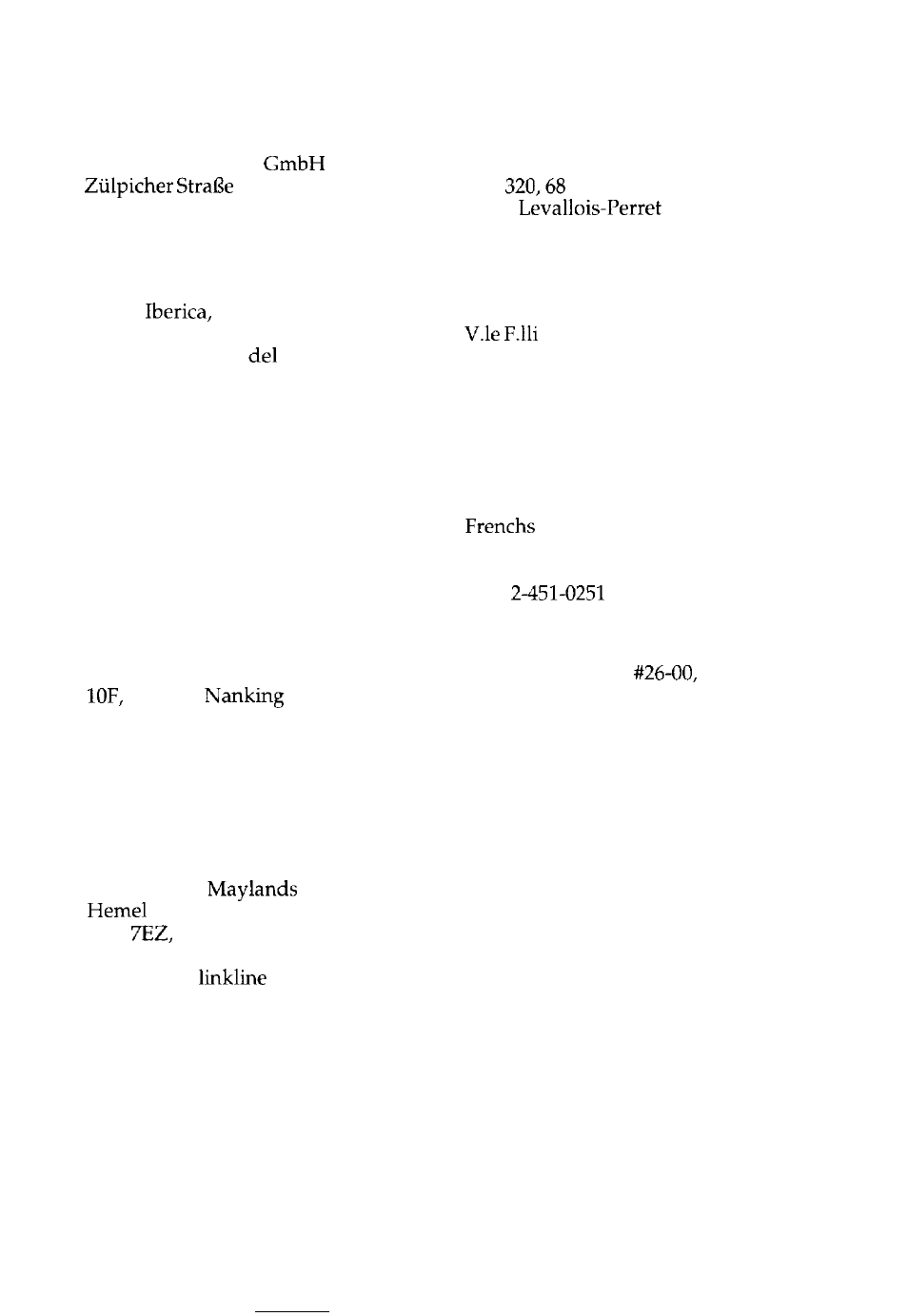 Epson overseas marketing locutions | Epson Endeavor WG User Manual | Page 200 / 201