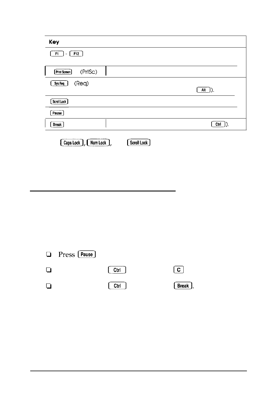 Stopping a command or program | Epson Endeavor WG User Manual | Page 38 / 201