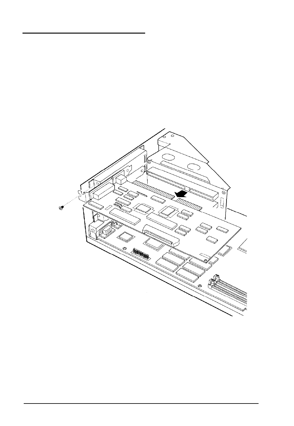 Removing an option card | Epson Endeavor WG User Manual | Page 70 / 201