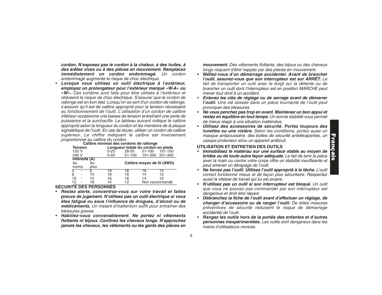 Français | Epson DW621 User Manual | Page 12 / 28