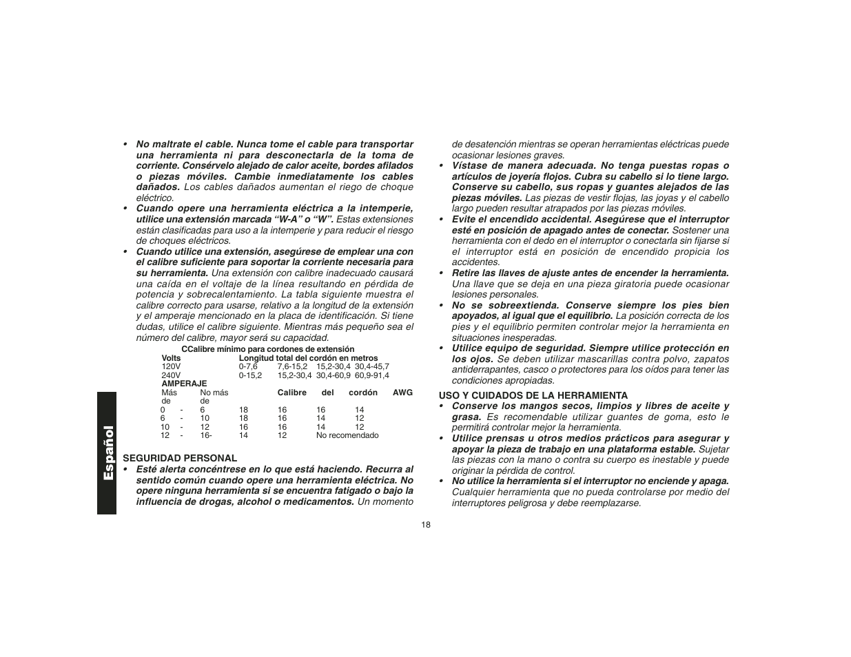Español | Epson DW621 User Manual | Page 21 / 28