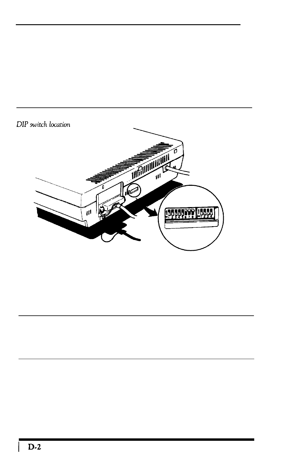 Dip switch settings | Epson Apex-80 User Manual | Page 126 / 149