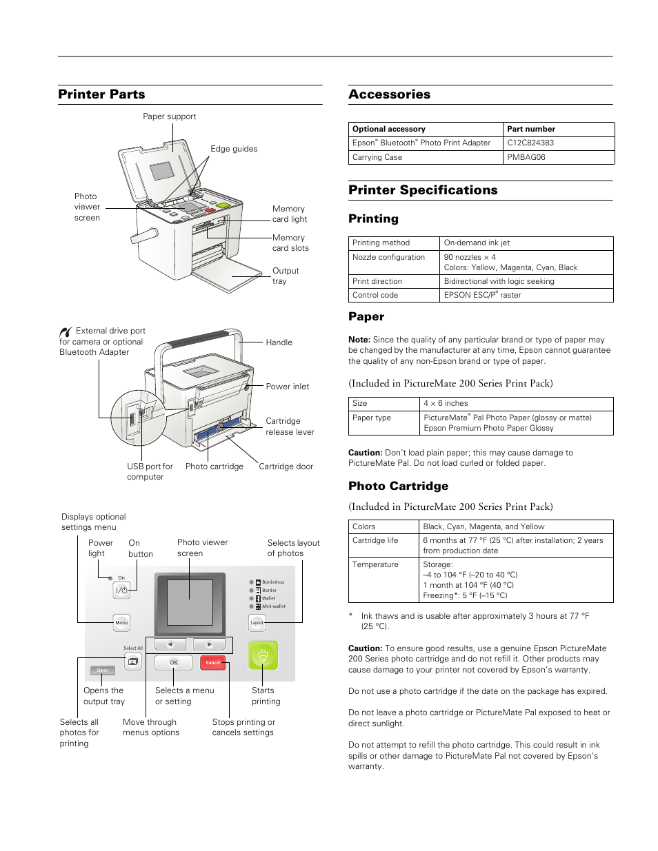 Epson PM 200 User Manual | 10 pages