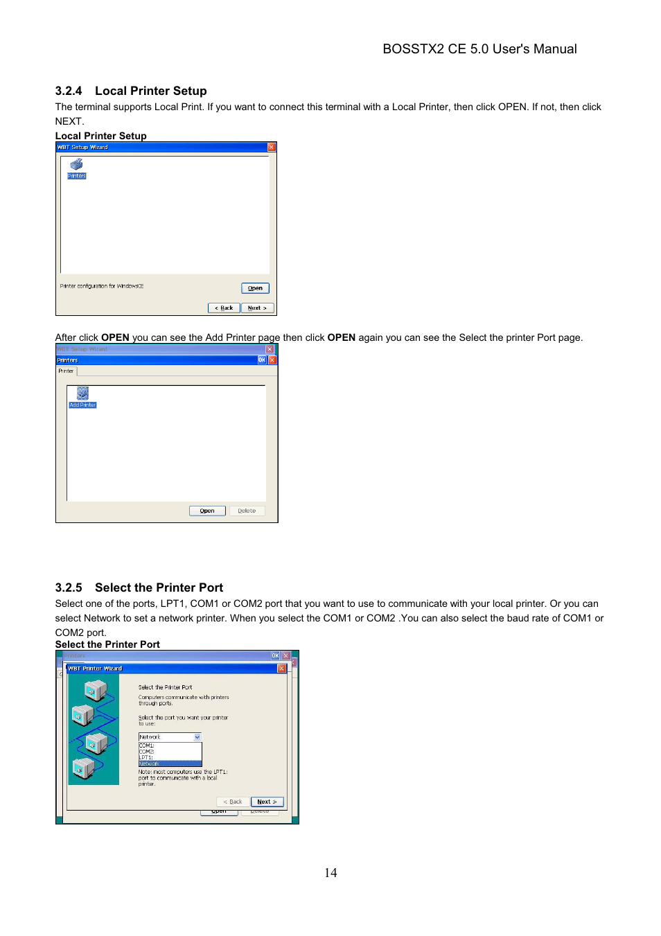 Bosstx2 ce 5.0 user's manual | Epson Windows-Based Terminal BOSSTX2 CE 5.0 User Manual | Page 19 / 88