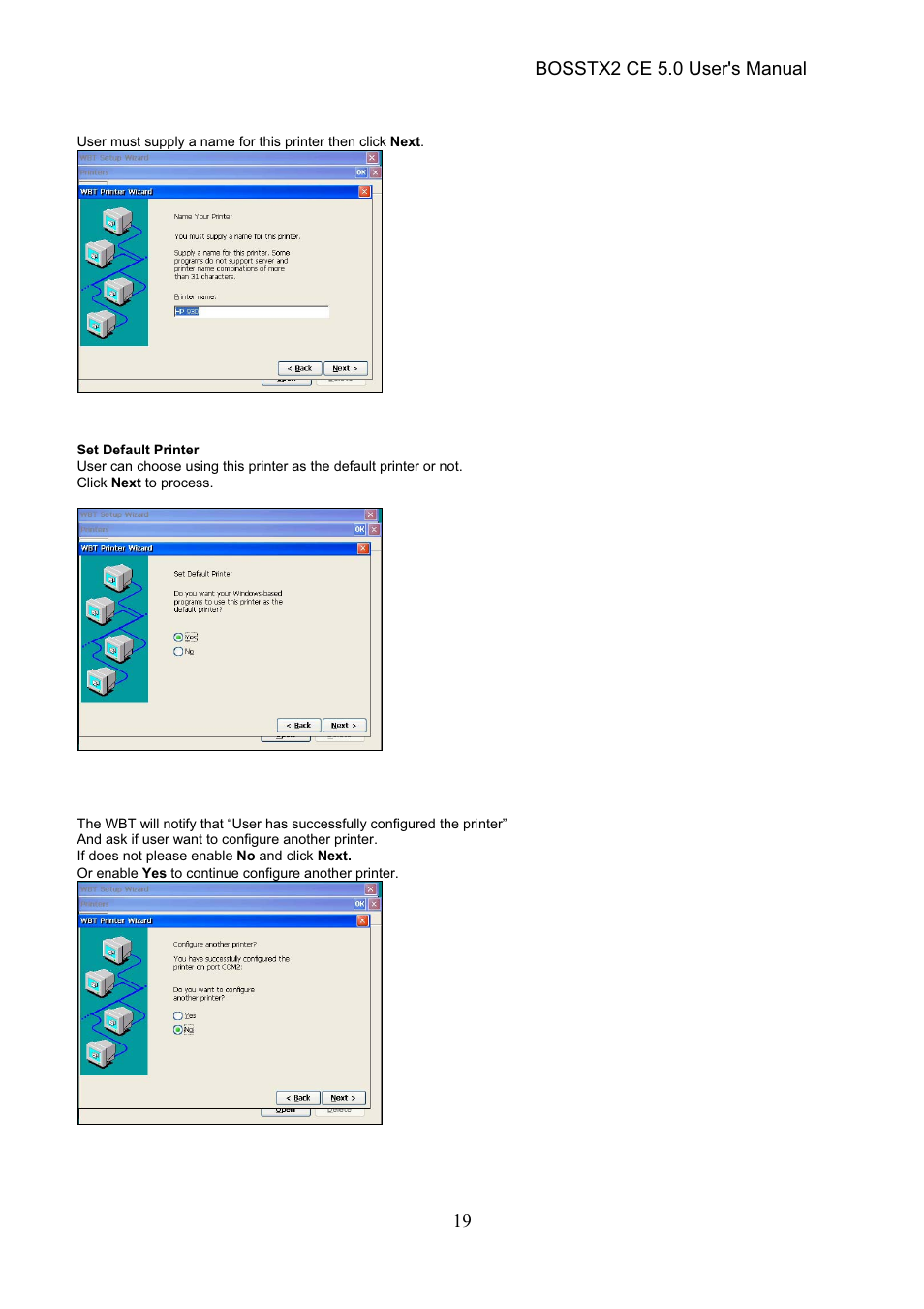 Epson Windows-Based Terminal BOSSTX2 CE 5.0 User Manual | Page 24 / 88