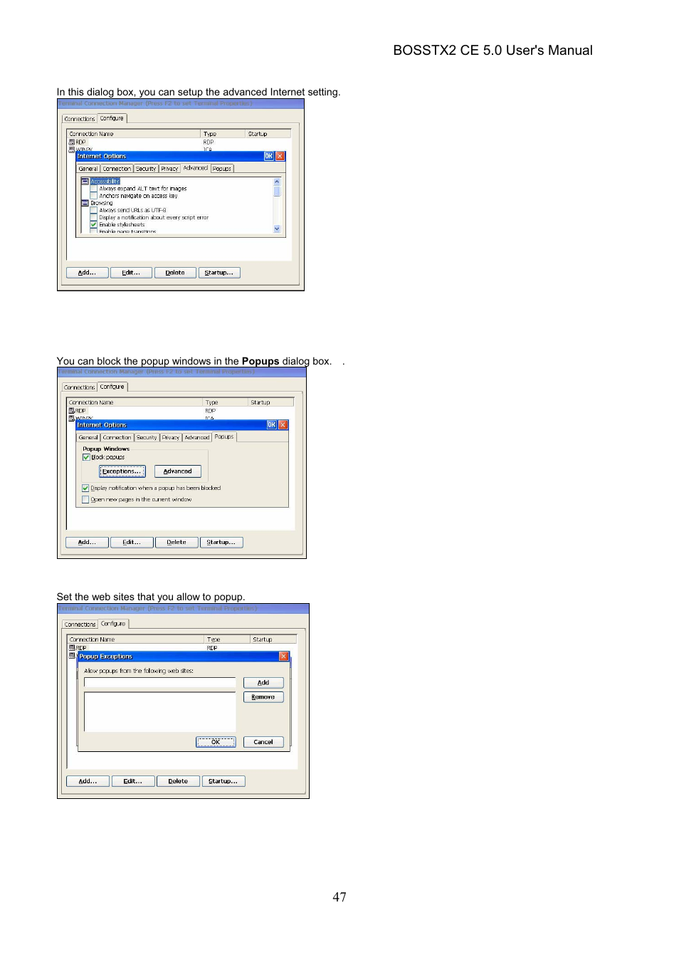 Epson Windows-Based Terminal BOSSTX2 CE 5.0 User Manual | Page 52 / 88