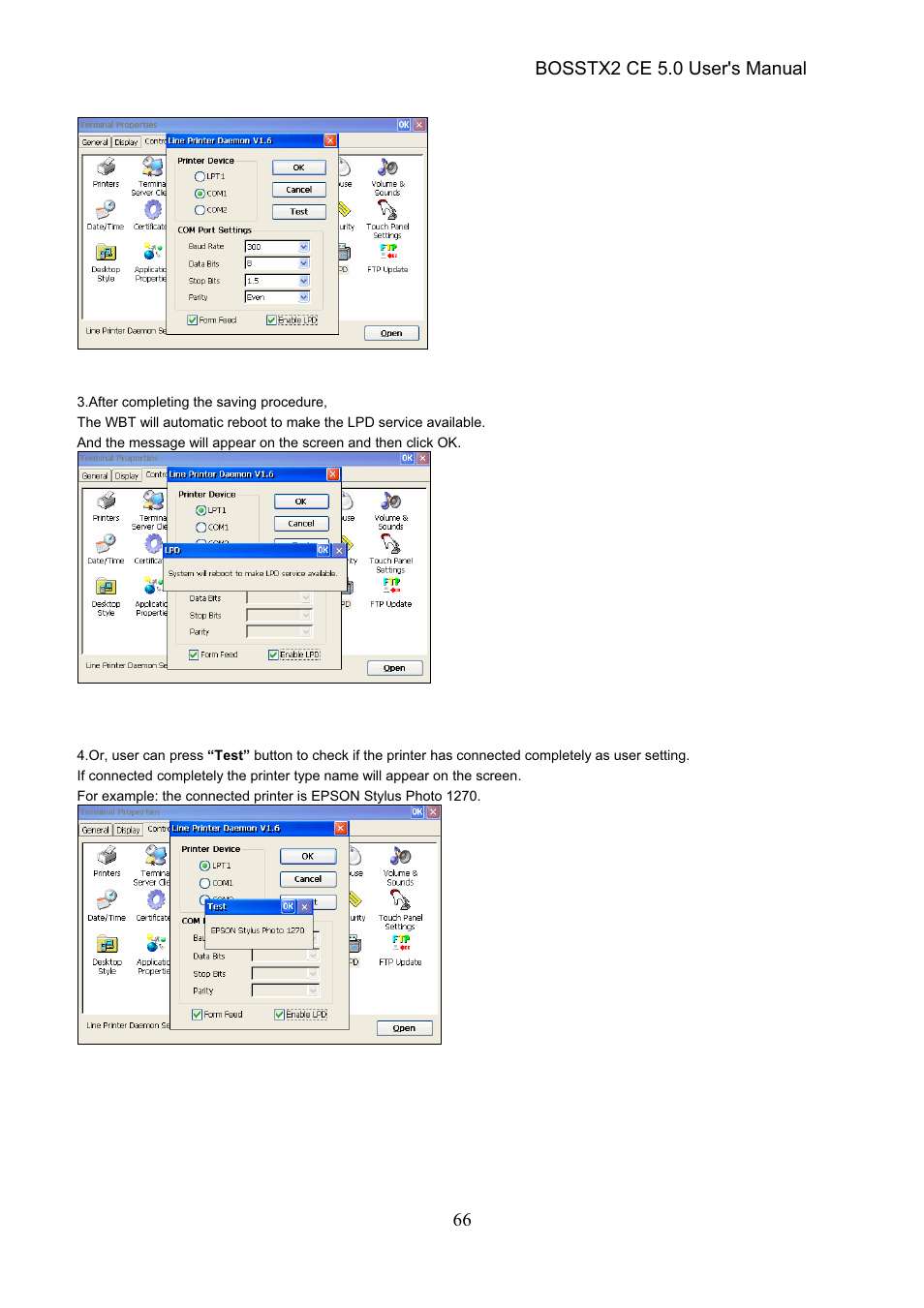 Bosstx2 ce 5.0 user's manual | Epson Windows-Based Terminal BOSSTX2 CE 5.0 User Manual | Page 71 / 88