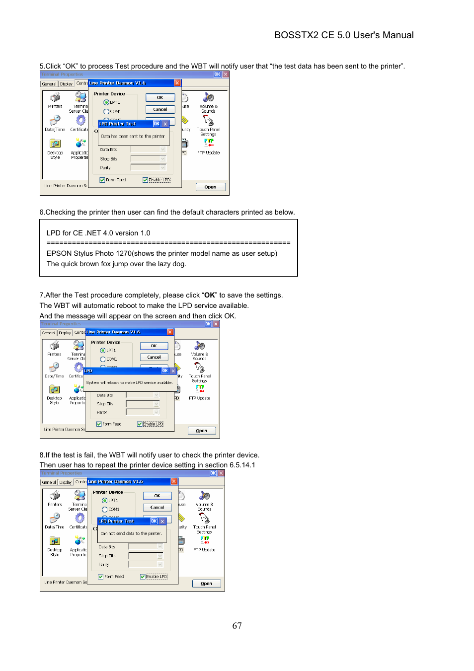 Bosstx2 ce 5.0 user's manual | Epson Windows-Based Terminal BOSSTX2 CE 5.0 User Manual | Page 72 / 88