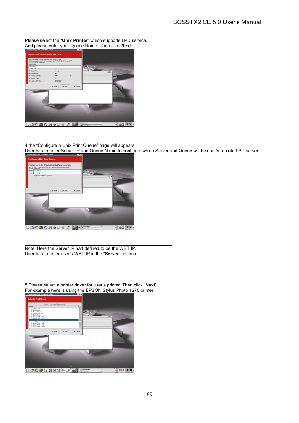 Epson Windows-Based Terminal BOSSTX2 CE 5.0 User Manual | Page 74 / 88