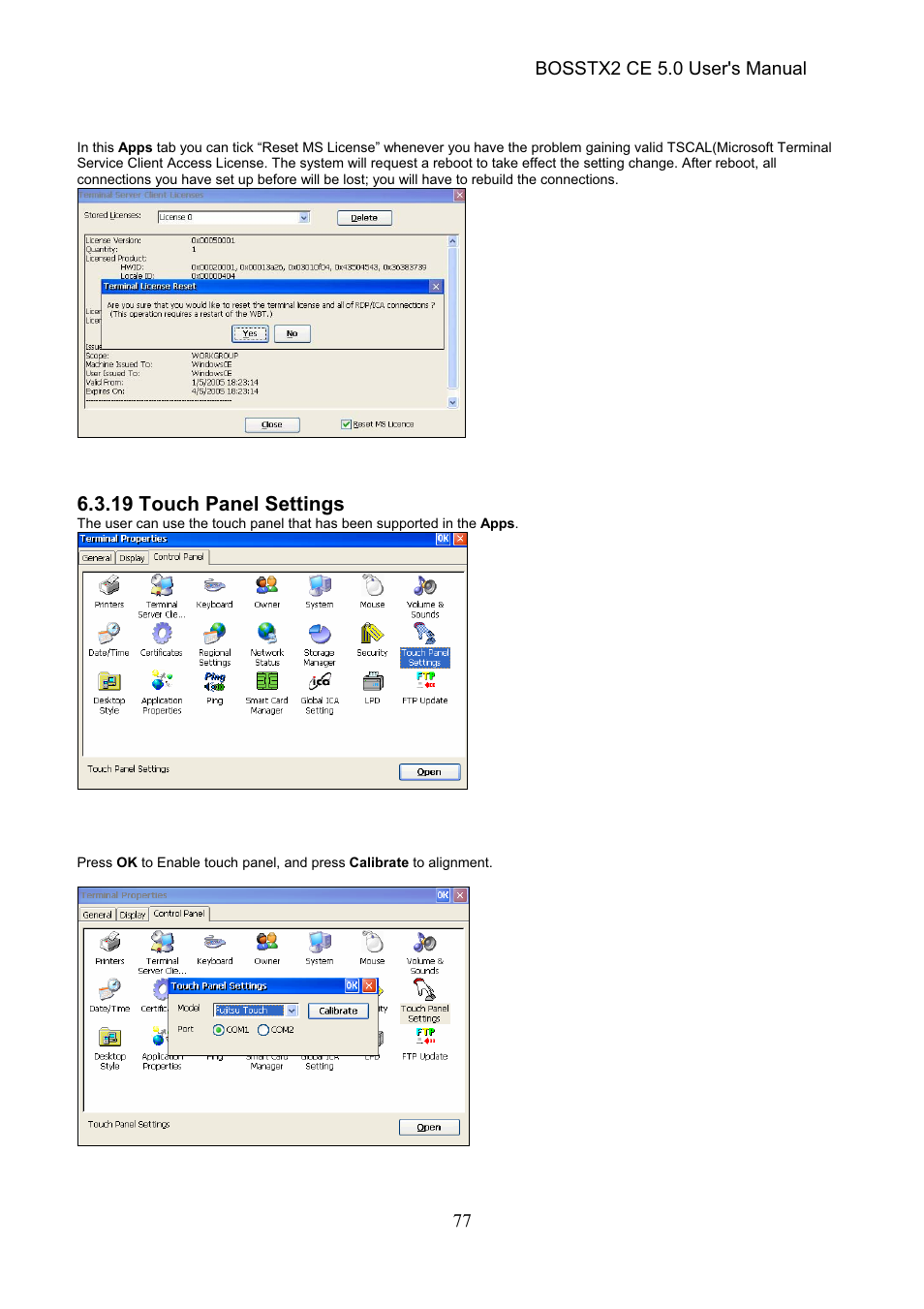 Epson Windows-Based Terminal BOSSTX2 CE 5.0 User Manual | Page 82 / 88